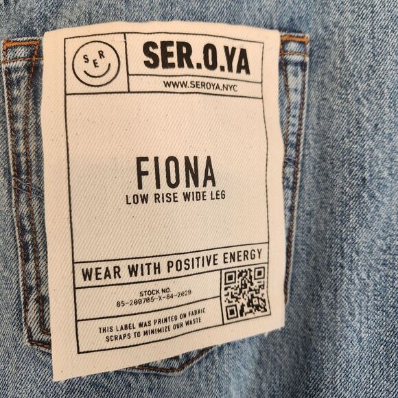 SER.O.YA Fiona Low Rise Wide Leg Jeans - Picture 11 of 12